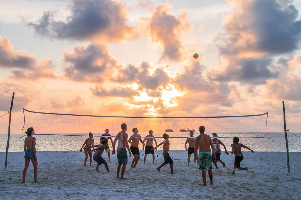 Voley in san blas
