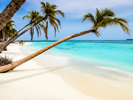 Deserted San Blas island with no crowds