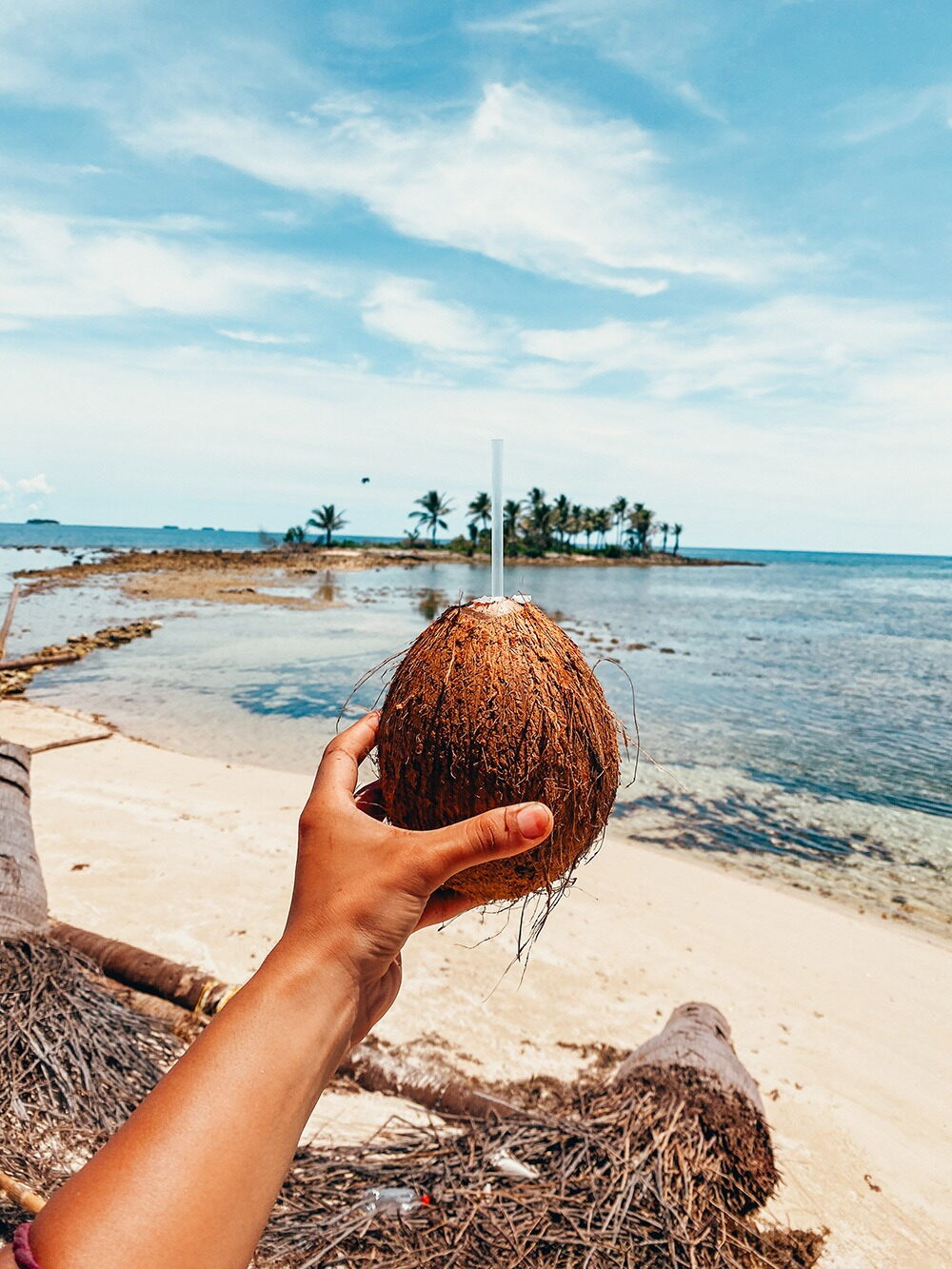 Travelers having fun on a San Blas beach